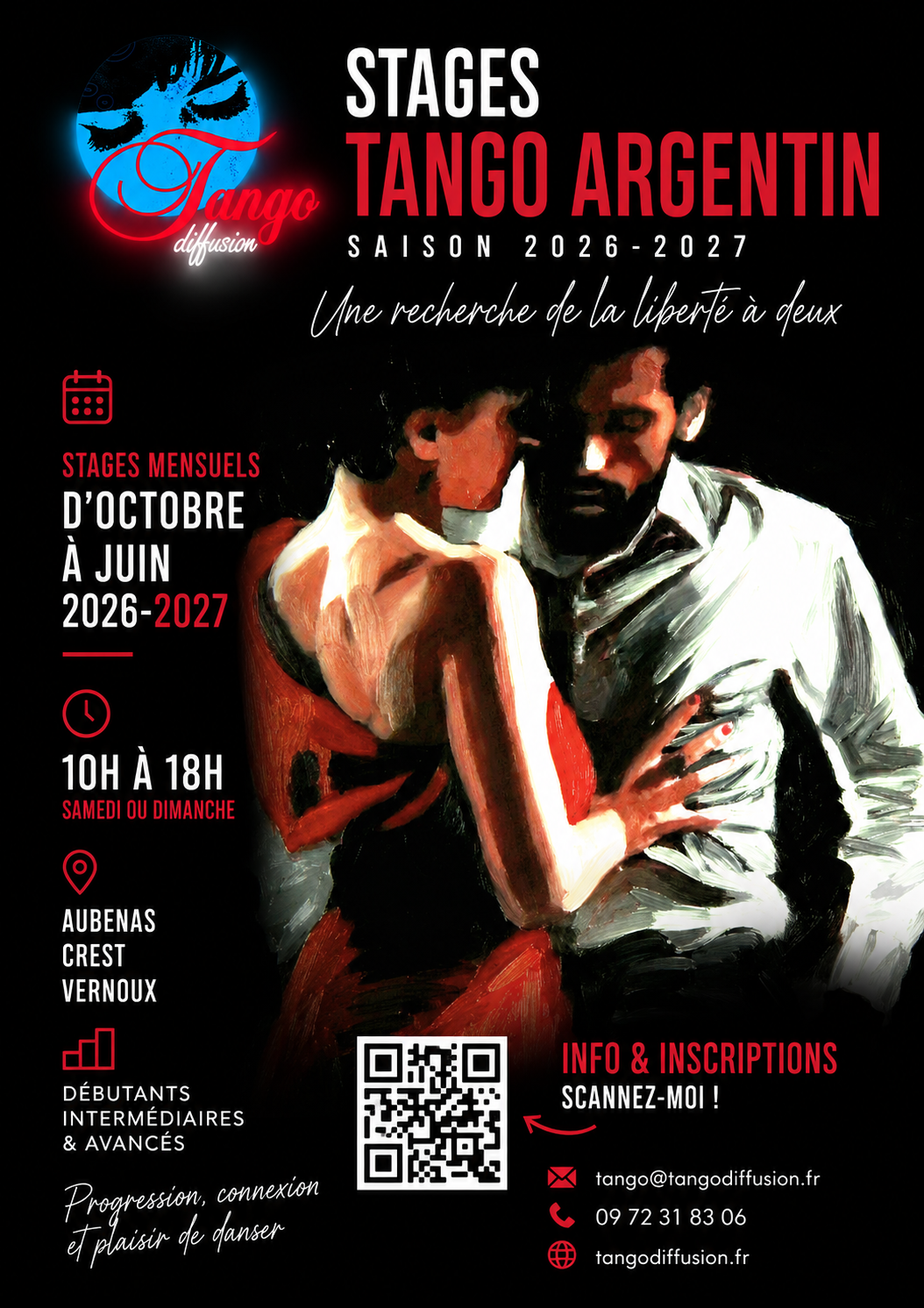 Nouvelle saison de stages de Tango argentin