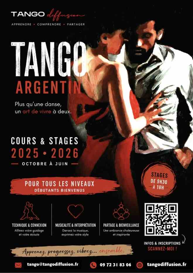 Nouvelle saison de stages de Tango argentin